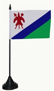 Tischflagge Lesotho neu