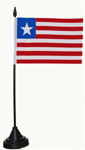 Tischflagge Liberia
