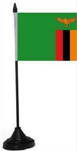 Tischflagge Sambia