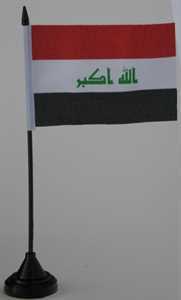 Tischflagge Irak ab 2008