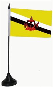 Tischflagge Brunei