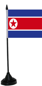 Tischflagge Nordkora
