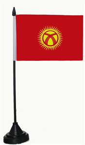 Tischflagge Kirgistan