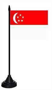 Tischflagge Singapur