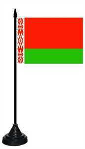 Tischflagge Weißrussland
