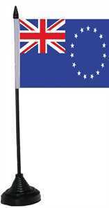 Tischflagge Cook Islands
