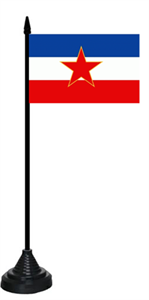 Tischflagge Jugoslawien Alt