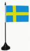 Tischflagge Schweden