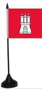 Tischflagge Hamburg
