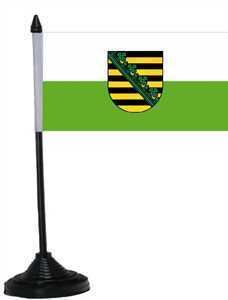 Tischflagge Sachsen