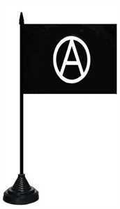 Tischflagge Anarchy