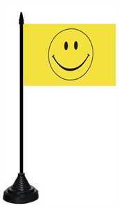 Tischflagge Smiley