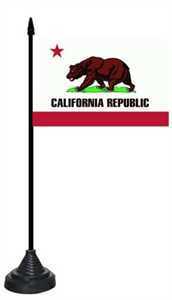Tischflagge Kalifornien