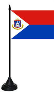 Tischflagge St.Maarten