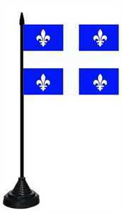 Tischflagge Quebec