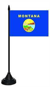 Tischflagge Montana