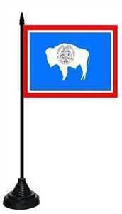 Tischflagge Wyoming