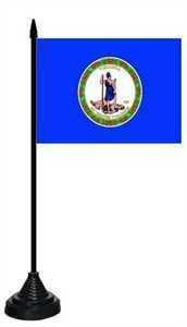 Tischflagge Virginia