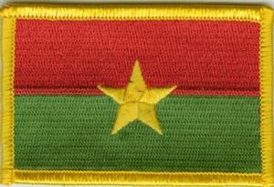 Burkina Faso Flaggenaufnäher