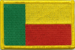 Benin Flaggenaufnäher