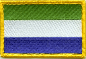 Sierra Leone Flaggenaufnäher