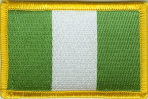 Nigeria Flaggenaufnäher