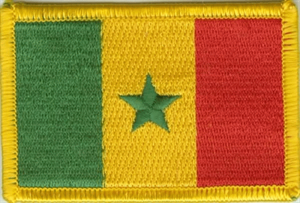 Senegal Flaggenaufnäher