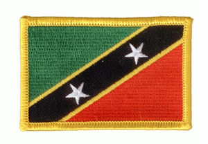 St. Kitts und Nevis Flaggenaufnäher
