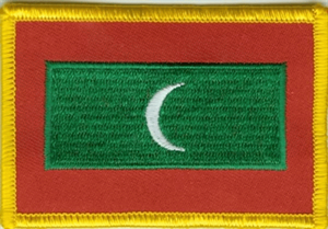 Malediven Flaggenaufnäher