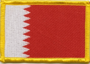Bahrain Flaggenaufnäher