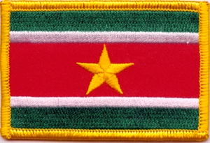 Surinam Flaggenaufnäher