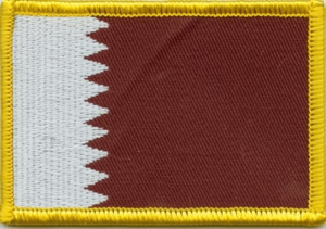 Katar Flaggenaufnäher