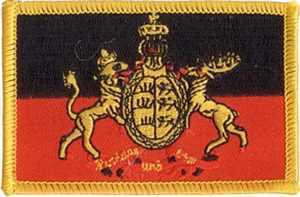 Königreich Württemberg Flaggenaufnäher