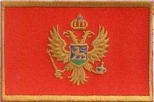 Montenegro Flaggenaufnäher