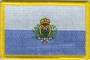 San Marino Flaggenaufnäher