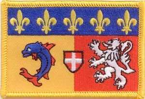 Rhone-Alpes Flaggenaufnäher