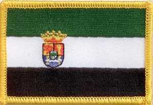 Extremadura Flaggenaufnäher