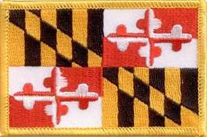 Maryland Flaggenaufnäher