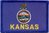 Kansas Flaggenaufnäher