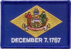 Delaware Flaggenaufnäher