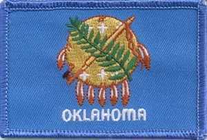 Oklahoma Flaggenaufnäher