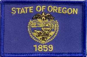 Oregon Flaggenaufnäher