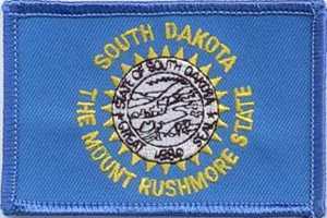 South Dakota Flaggenaufnäher