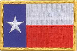 Texas Flaggenaufnäher