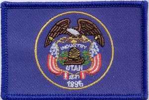 Utah Flaggenaufnäher