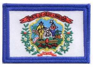 West Virginia Flaggenaufnäher