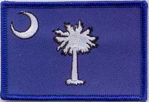 South Carolina Flaggenaufnäher