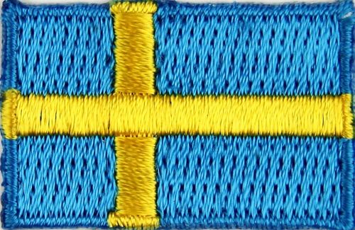 Schweden Flaggenpatch 2x3cm von Yantec