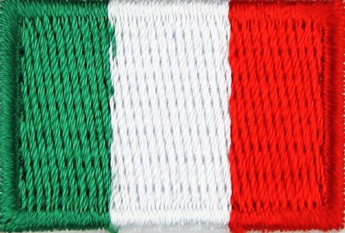 Italien Flaggenpatch 2x3cm von Yantec
