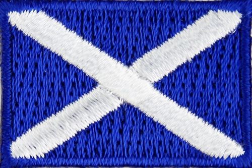 Schottland Flaggenpatch 2x3cm von Yantec